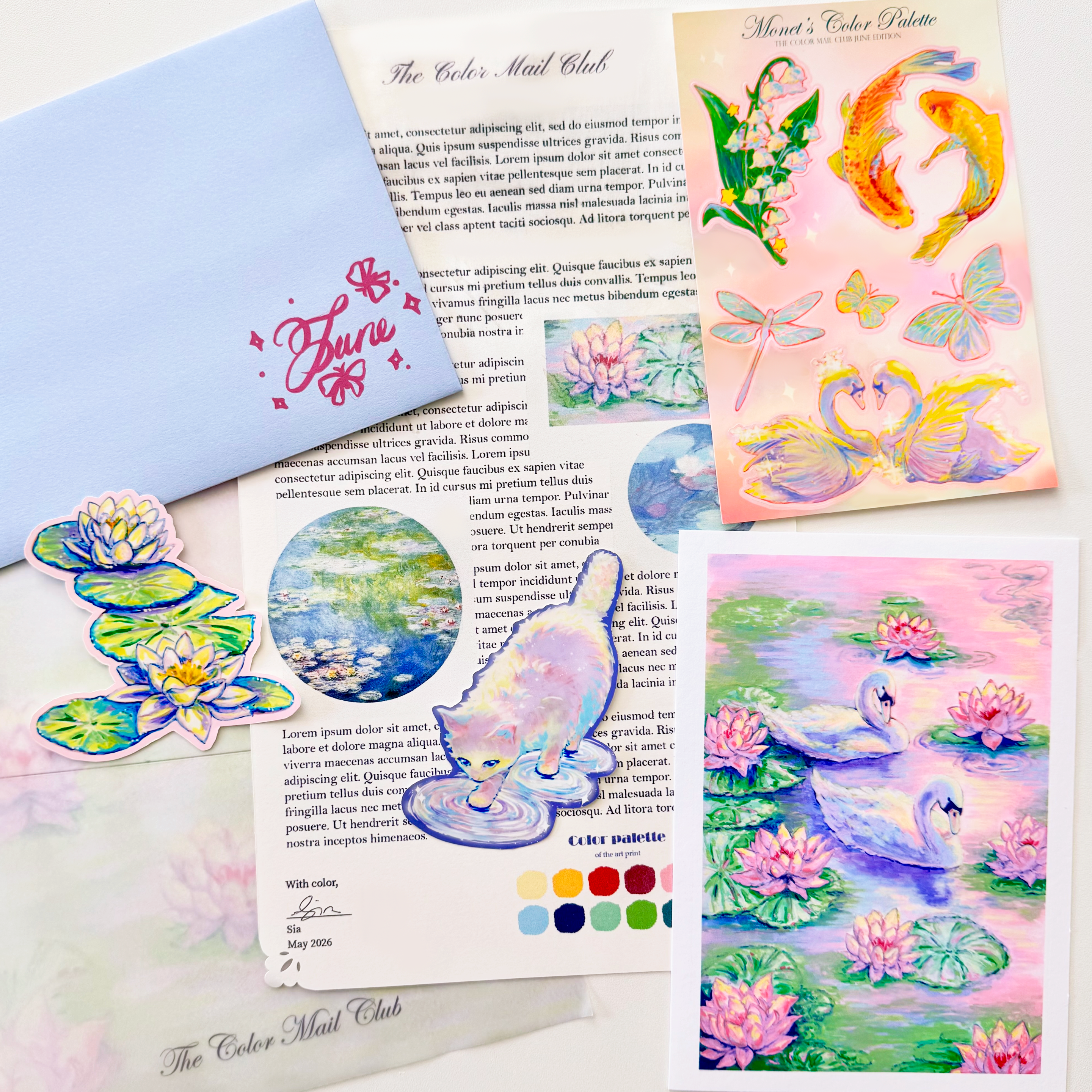 June Edition - Monet's Color Palette